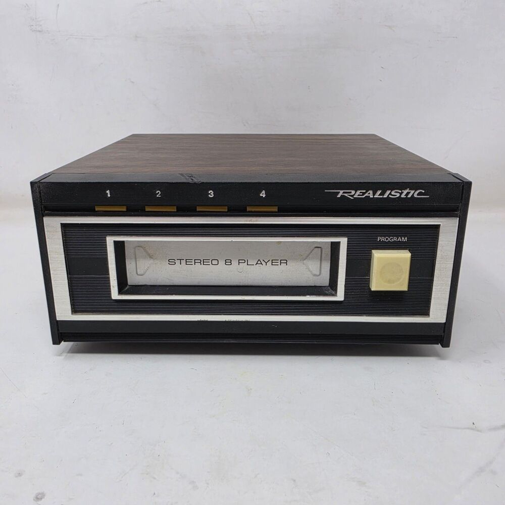 Realistic Stereo 8-Track Tape Player Model 14-935 TR-169 Untested For Parts